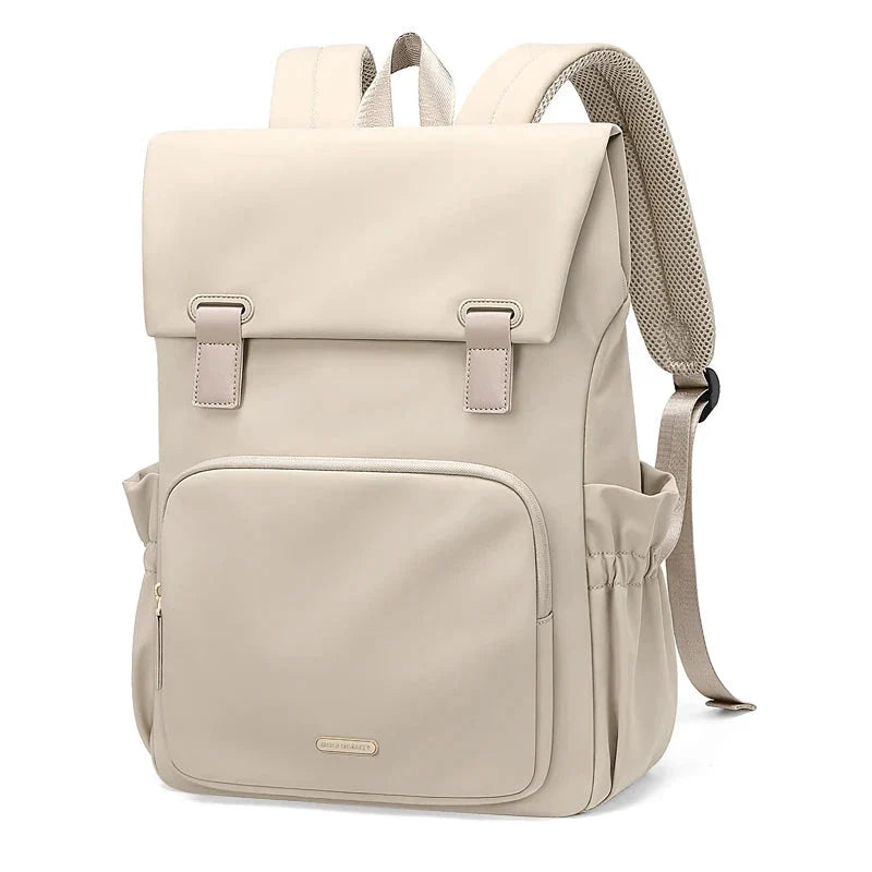 Intérieur du sac montrant le compartiment rembourré pour ordinateur
