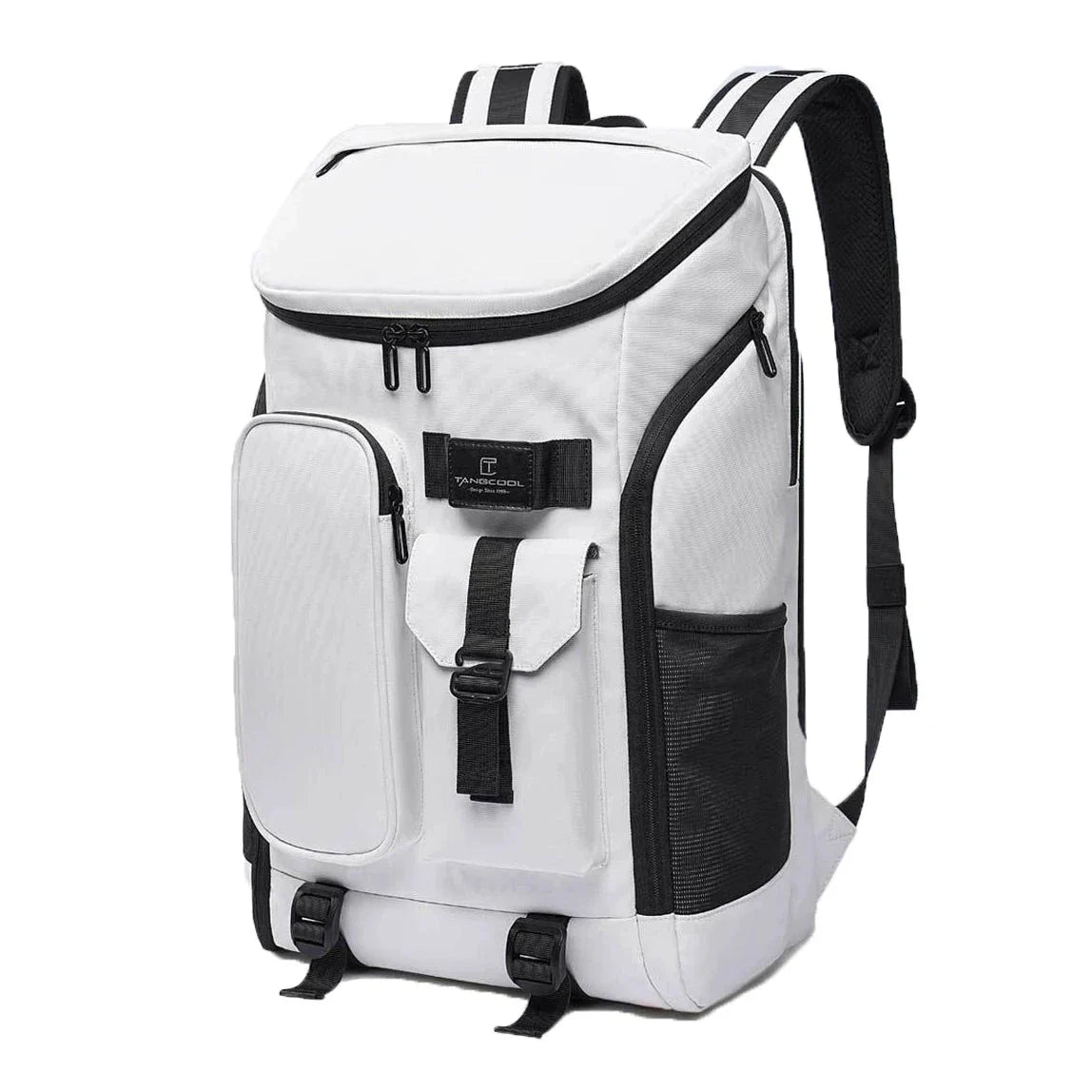 Sac à dos blanc imperméable, style urbain tendance