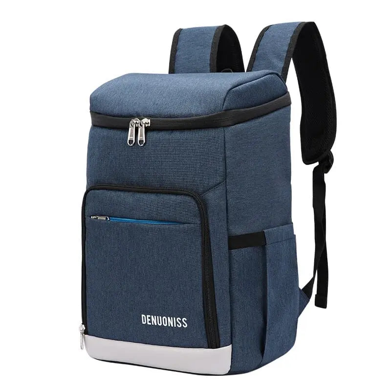 Sac à dos isotherme bleu avec bretelles rembourrées