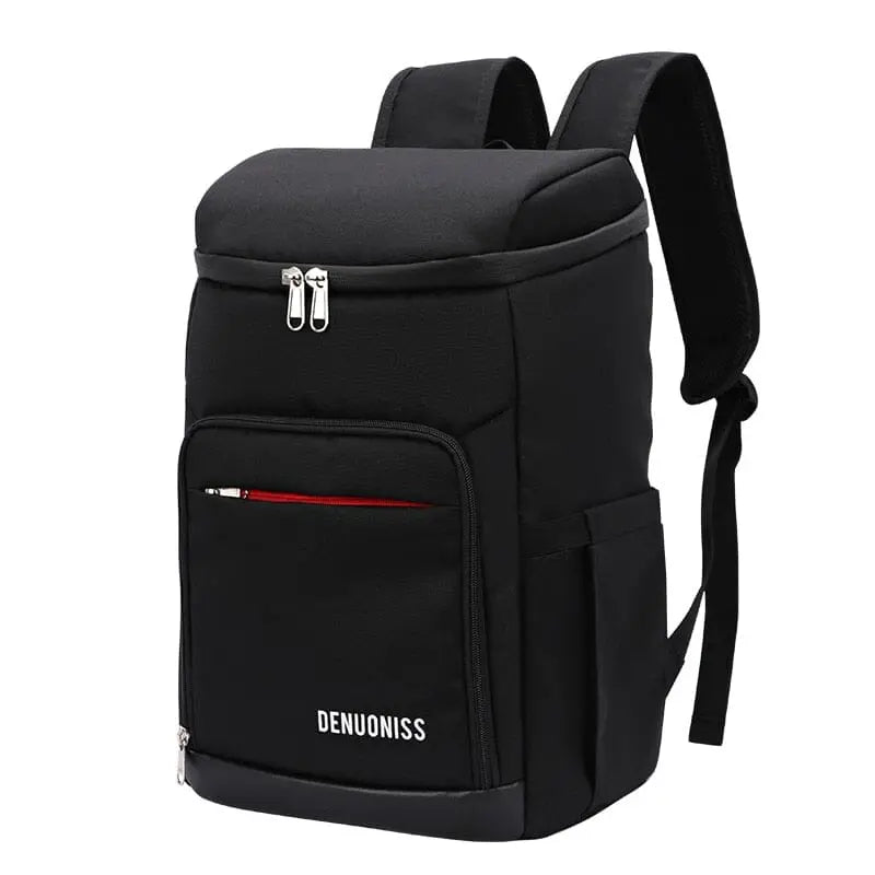 Sac à dos isotherme noir avec sangle pour valise