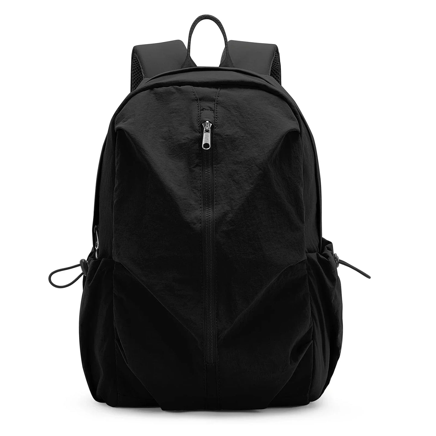 Sac à dos noir, vue arrière avec poche antivol