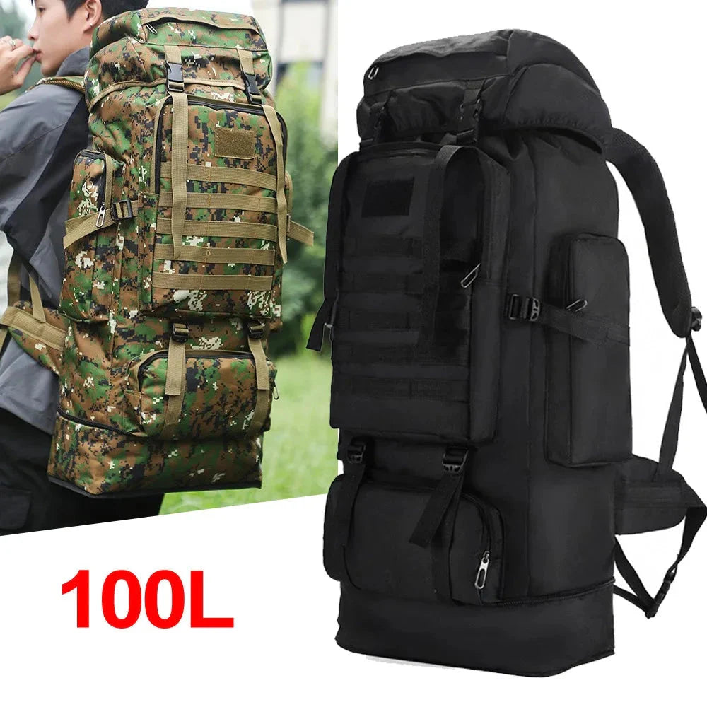 Sac à dos militaire 100L avec poches multiples