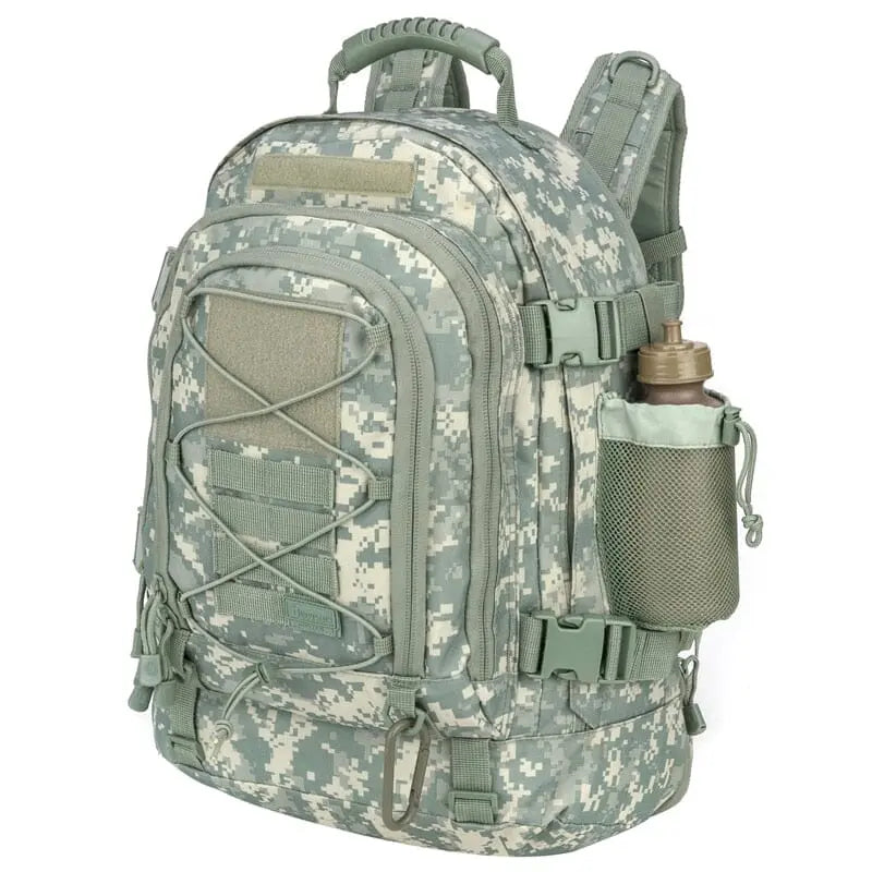 Sac à dos camouflage ACU avec compartiments de rangement