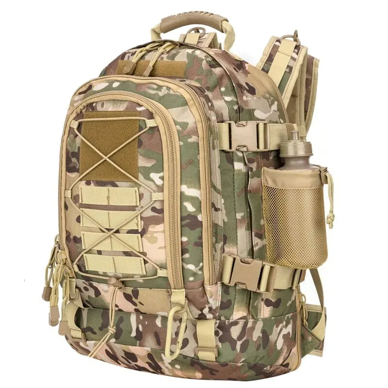 Sac à dos camouflage vert avec sangles rembourrées