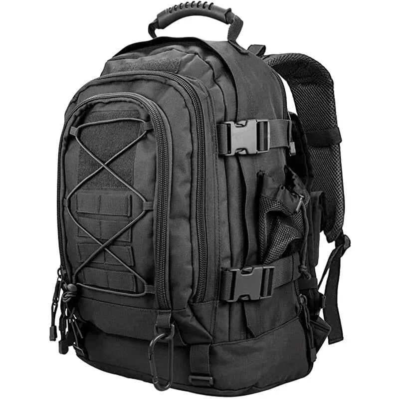 Sac à dos noir classique avec grande capacité de rangement
