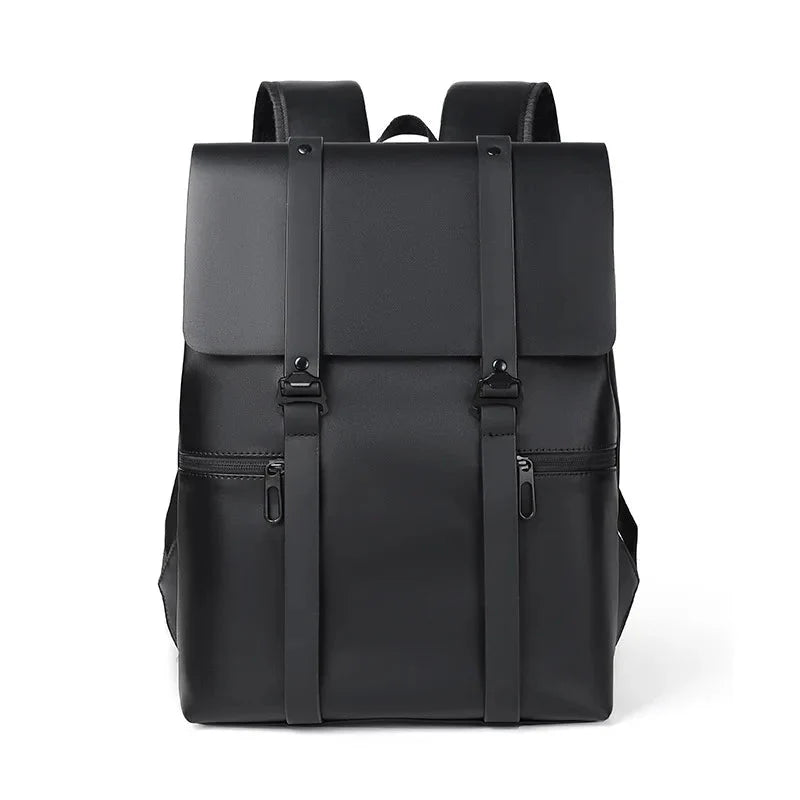 Sac à dos noir minimaliste avec design épuré