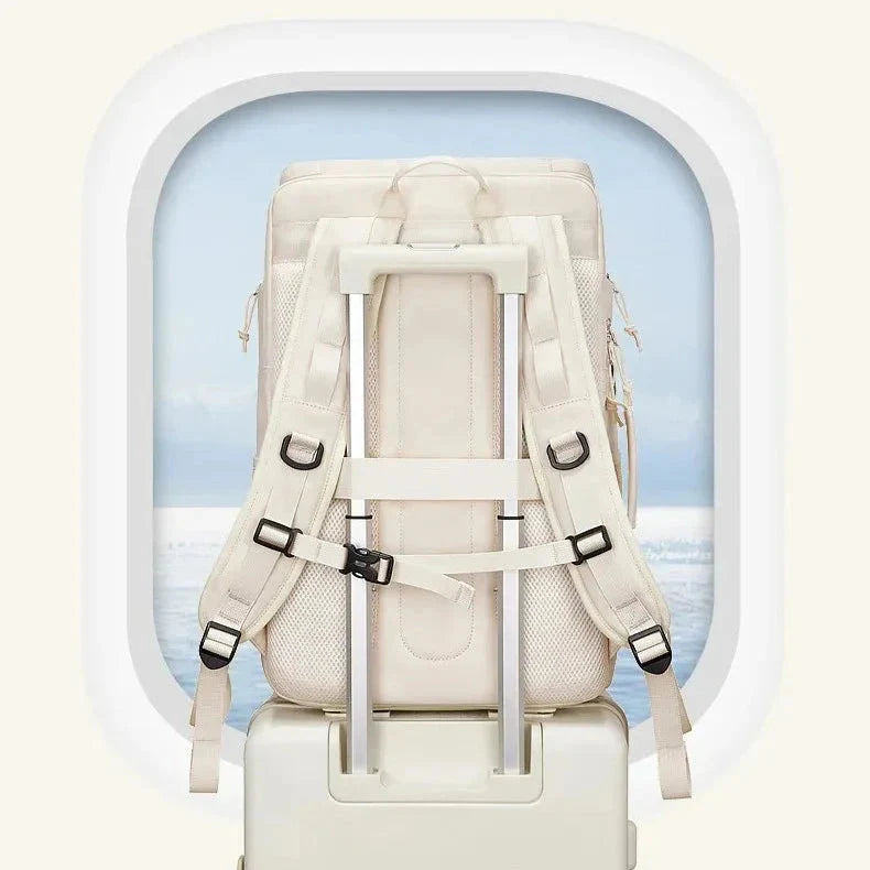 Sac à dos en position verticale, idéal pour cabine d'avion