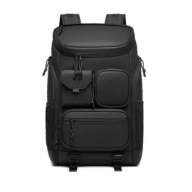 Sac à dos noir avec sangle pour attacher à une valise