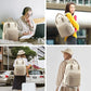 Sac à dos gris avec compartiment pour ordinateur portable