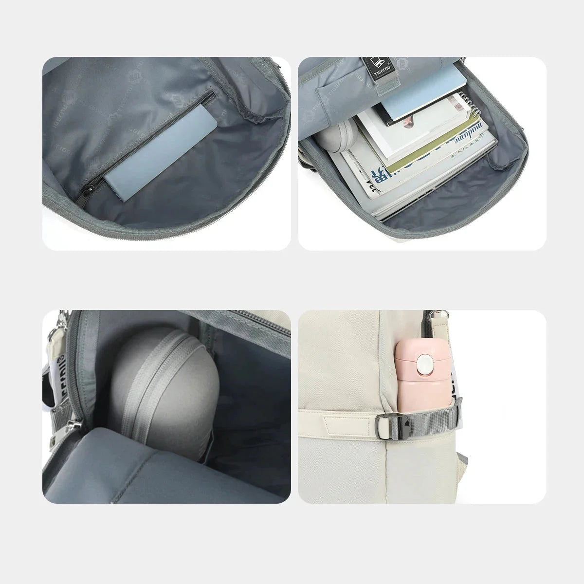 Sac à dos avec sangle pour valise et poche anti-pickpocket