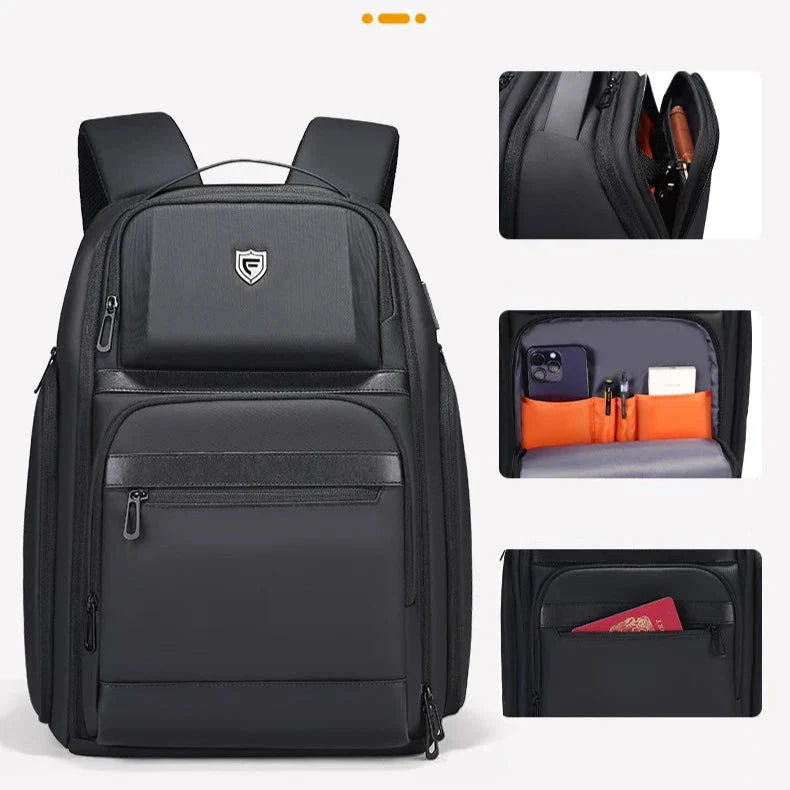 Détail du tissu imperméable du sac à dos pour protection