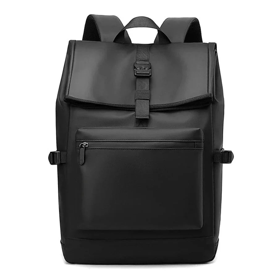 Sac à dos noir imperméable, idéal pour déplacements urbains
