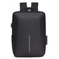 Sac à dos noir avec coque rigide et bretelles ajustables