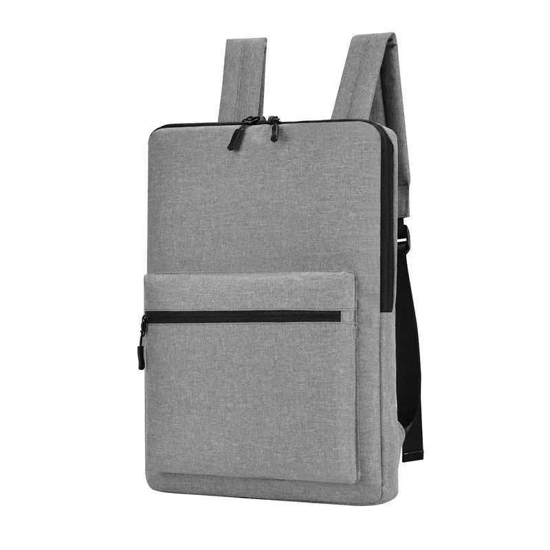 Sac à dos gris, léger et fonctionnel, pour usage quotidien