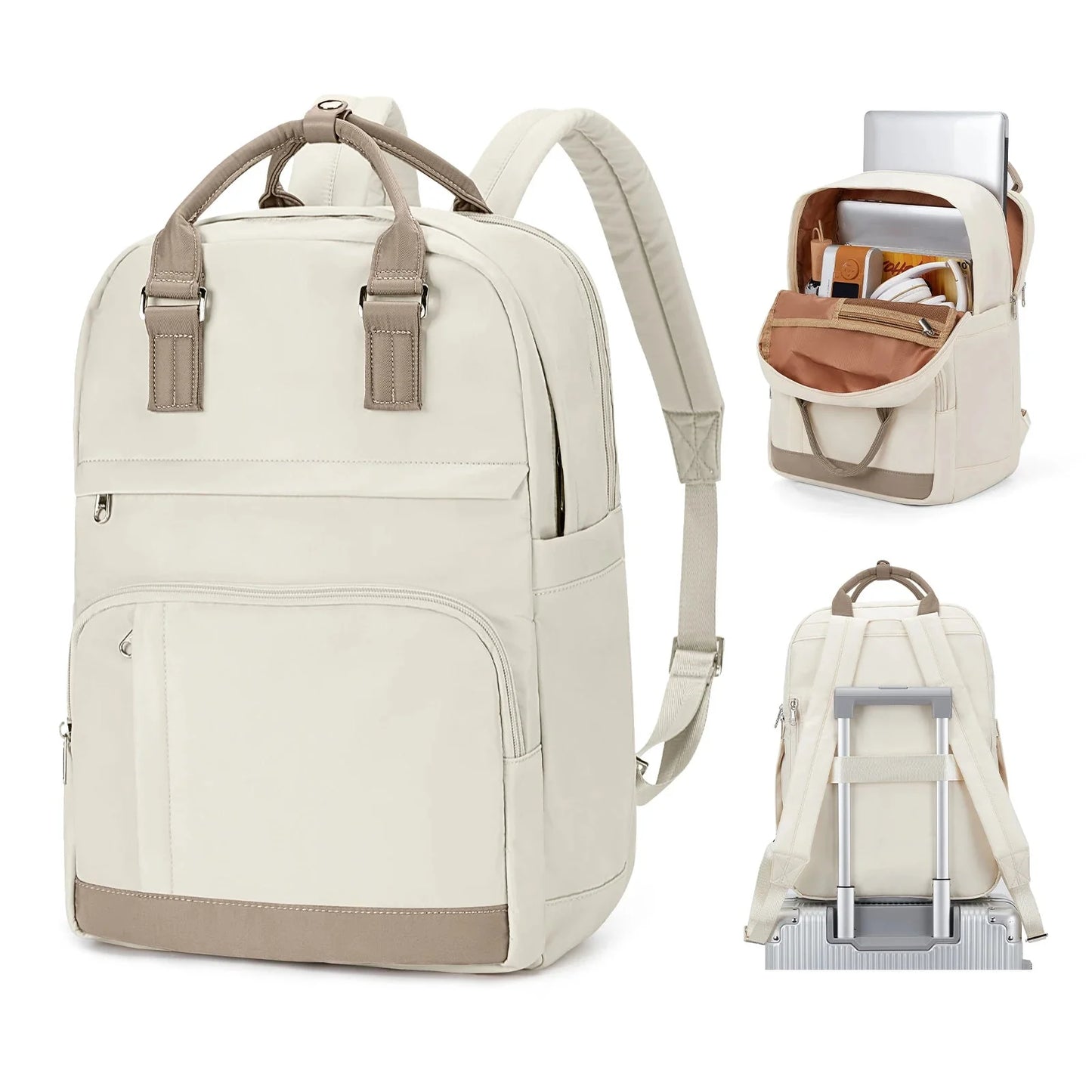 Compartiment intérieur du sac à dos, adapté pour ordinateur 15.6 pouces