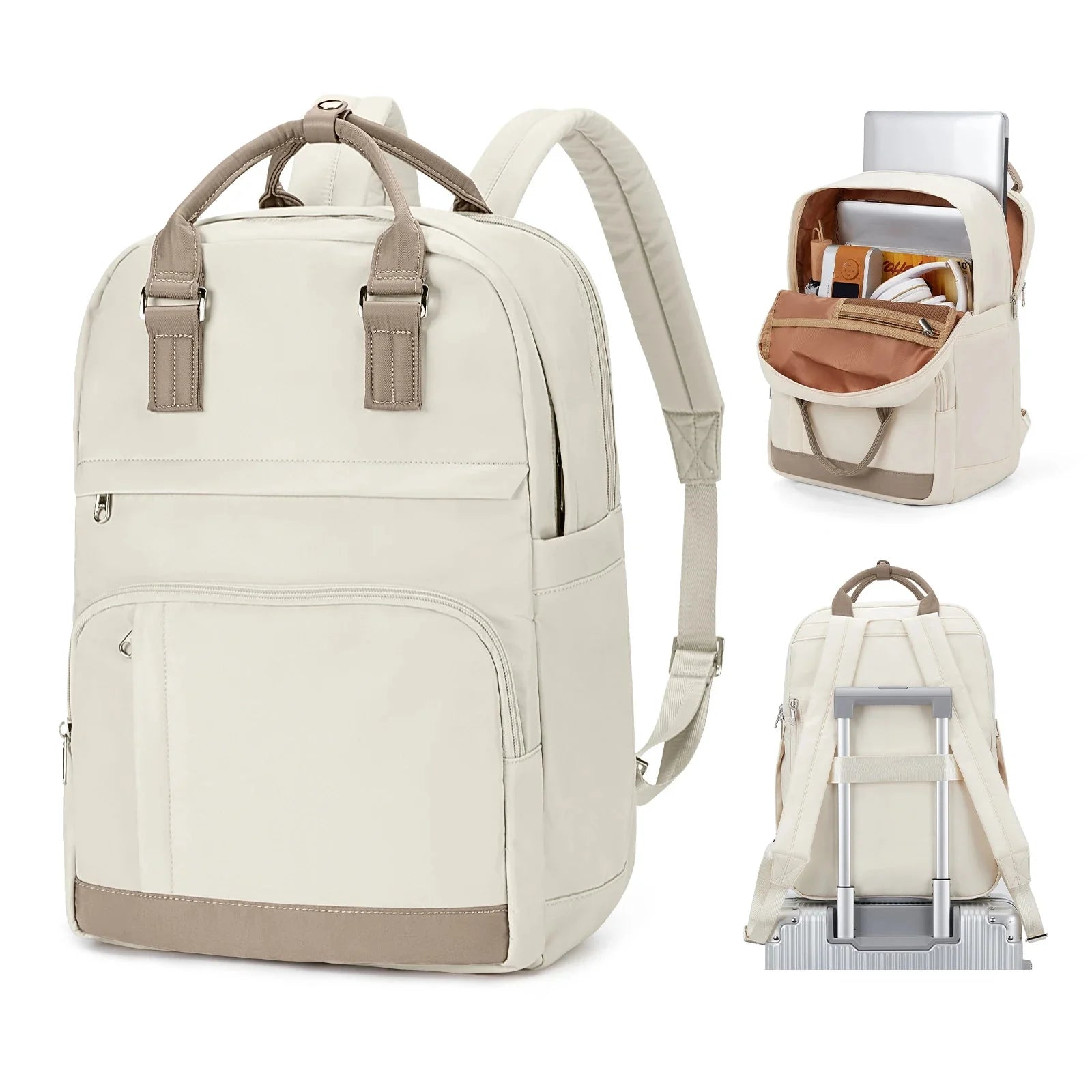 Compartiment intérieur du sac à dos, adapté pour ordinateur 15.6 pouces