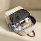 Intérieur du sac à dos femme, compartiment ordinateur séparé