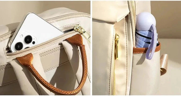 Sac à dos femme, design tendance et chic en tissu oxford