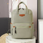 Sac à dos vert avec poches multiples et design moderne