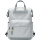 Sac à dos gris en matière PU et oxford