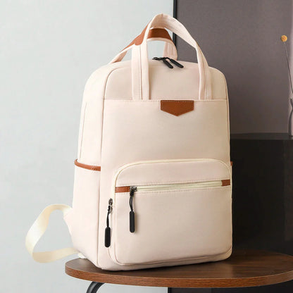 Sac à dos blanc élégant avec design épuré