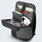 Sac à dos noir avec compartiment pour ordinateur portable