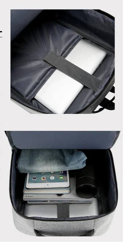 Sac à dos avec ordinateur portable de 15,6 pouces à l'intérieur