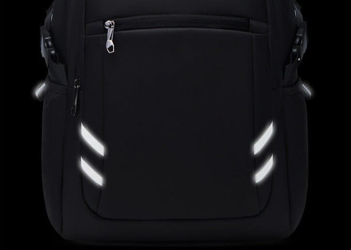 Détail du matériau en polyester résistant du sac à dos