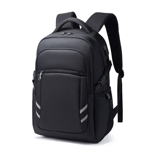 Sac à dos noir avec design moderne et fonctionnel