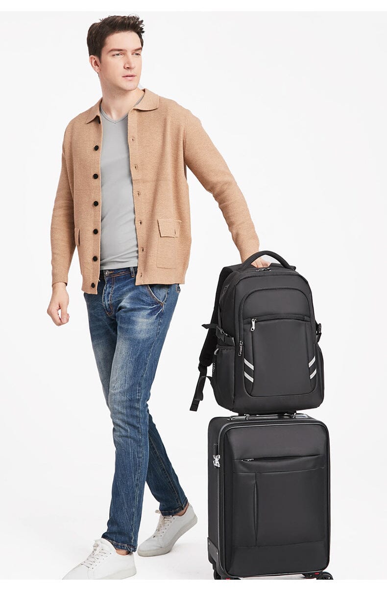 Zoom sur la sortie écouteurs du sac à dos connecté