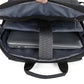 Intérieur du sac à dos avec poches organisées pour accessoires