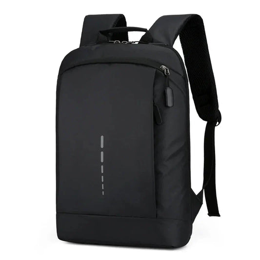 Sac à dos noir, idéal pour professionnels et étudiants
