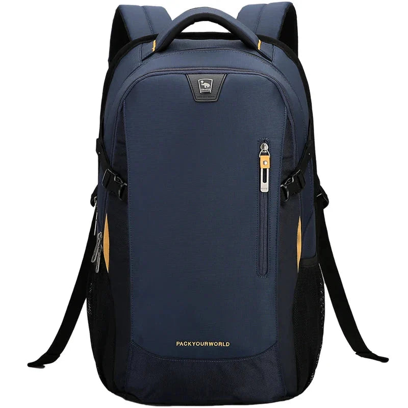 Sac à dos bleu marine avec design élégant et fonctionnel