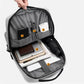 Sac à dos noir avec compartiment pour ordinateur portable