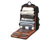 Compartiment pour ordinateur portable ouvert, montrant un espace spacieux