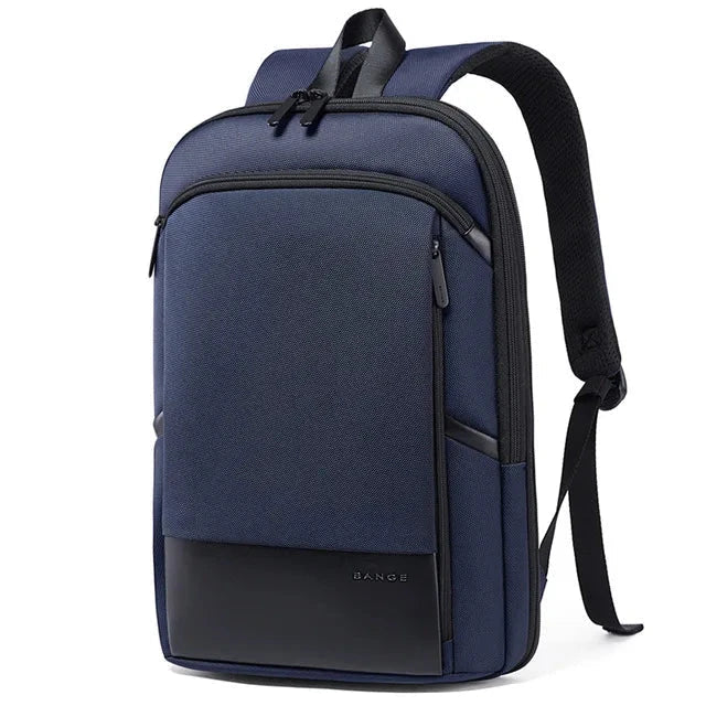 Sac à dos bleu marine avec design minimaliste et élégant