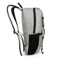 Sac à dos pliable bleu, ouvert, capacité 20 litres
