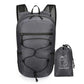 Sac anthracite, plié, montre sa portabilité pratique