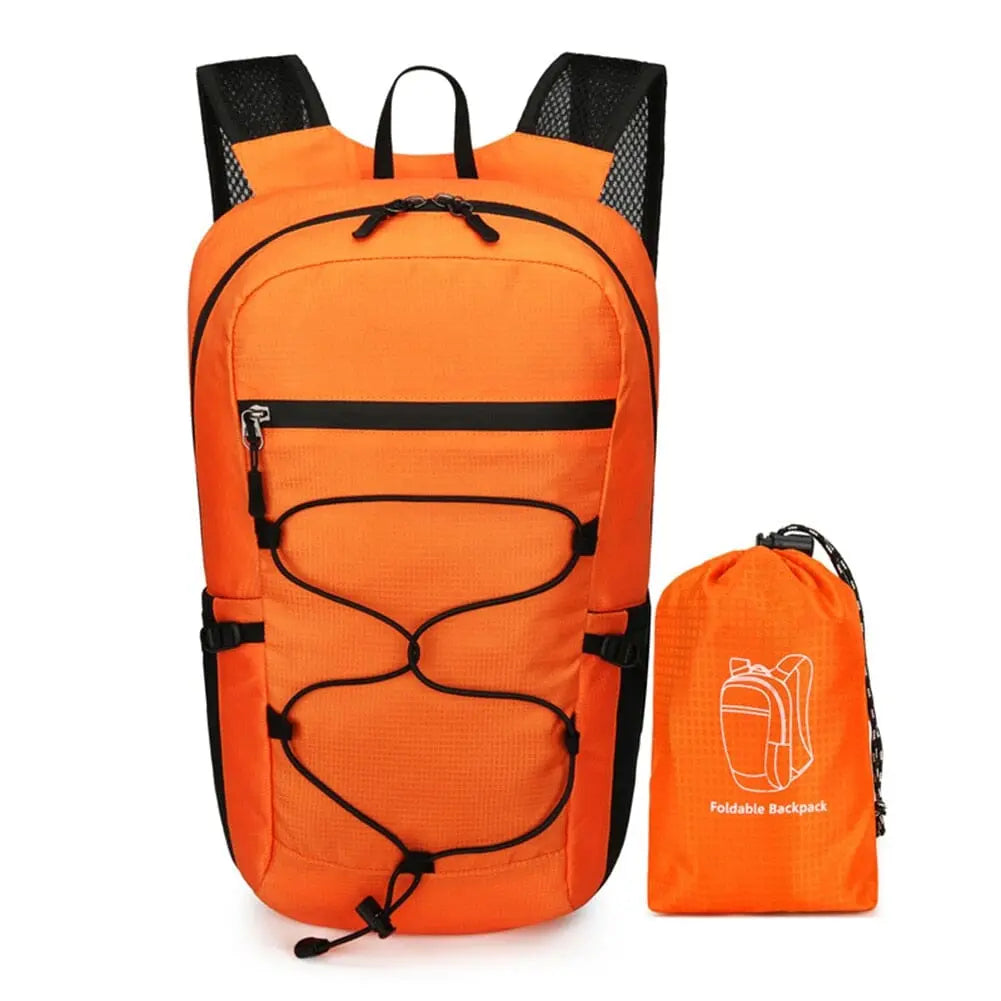 Sac orange, compact, parfait pour un usage quotidien