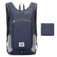 Sac à dos bleu marine, imperméable, avec poches latérales