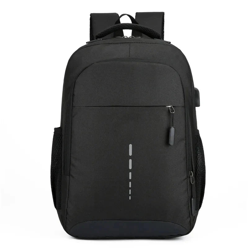 Version noire du sac à dos avec design moderne et épuré