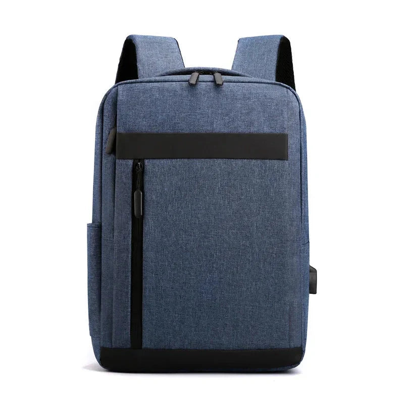 Sac à dos bleu marine avec multiples poches de rangement