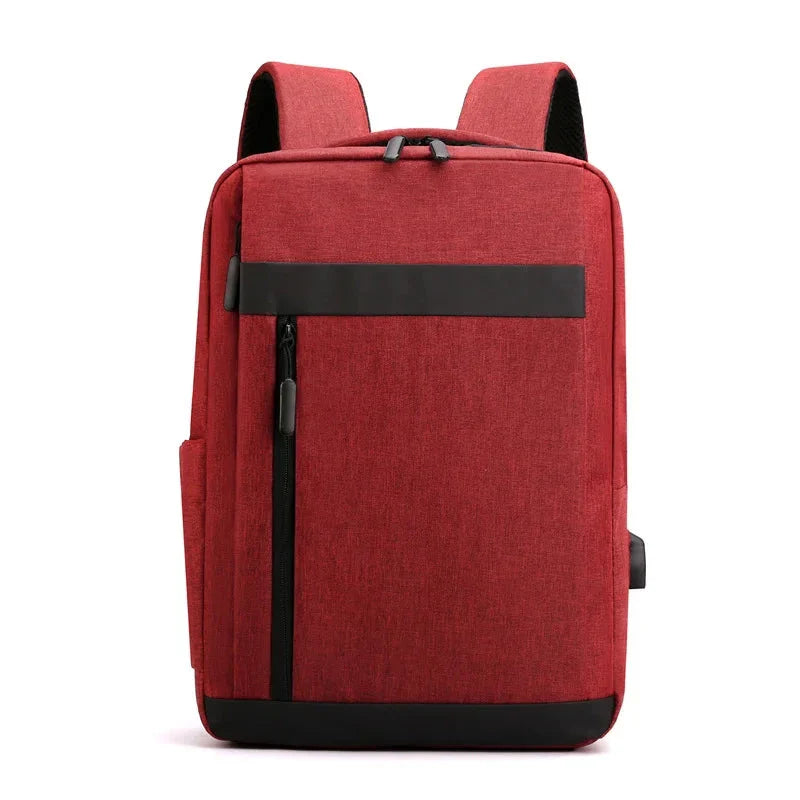 Sac à dos rouge moderne, idéal pour les professionnels