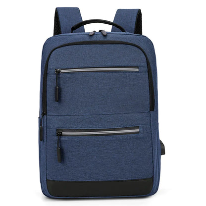 Sac à dos bleu avec bretelles ajustables