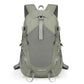 Sac à dos gris 25L avec poches multiples et tissu imperméable
