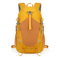 Sac à dos orange 25L, compartiment chaussures et tissu résistant