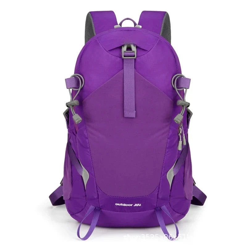 Sac à dos violet 25L, bretelles ergonomiques et dos respirant