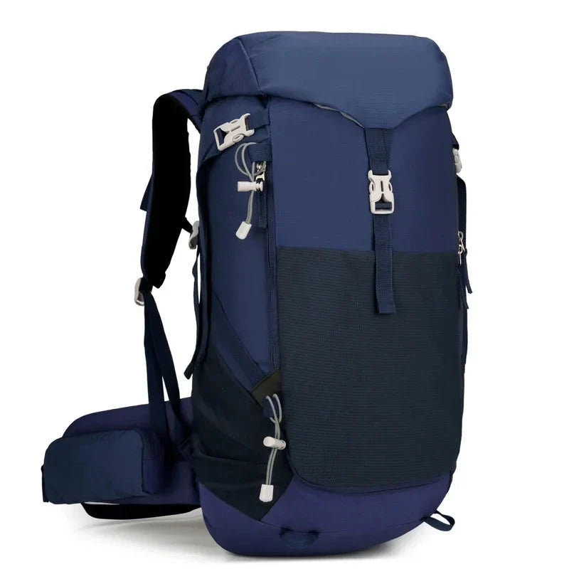Sac à dos bleu marine avec grande poche principale