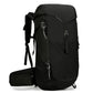 Sac à dos noir robuste, idéal pour le trekking