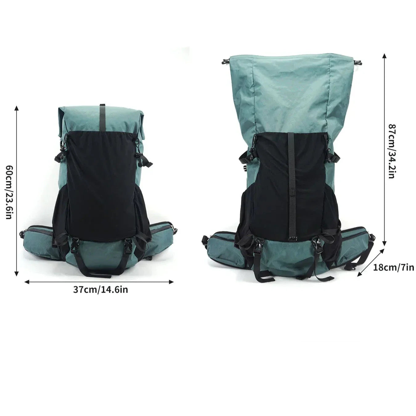 Sac à dos 40L avec poche principale spacieuse